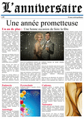 Une f&ecirc;te en premi&egrave;re page de magazine